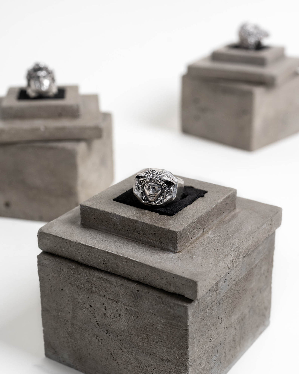 Medusa Ring Sterling Silver