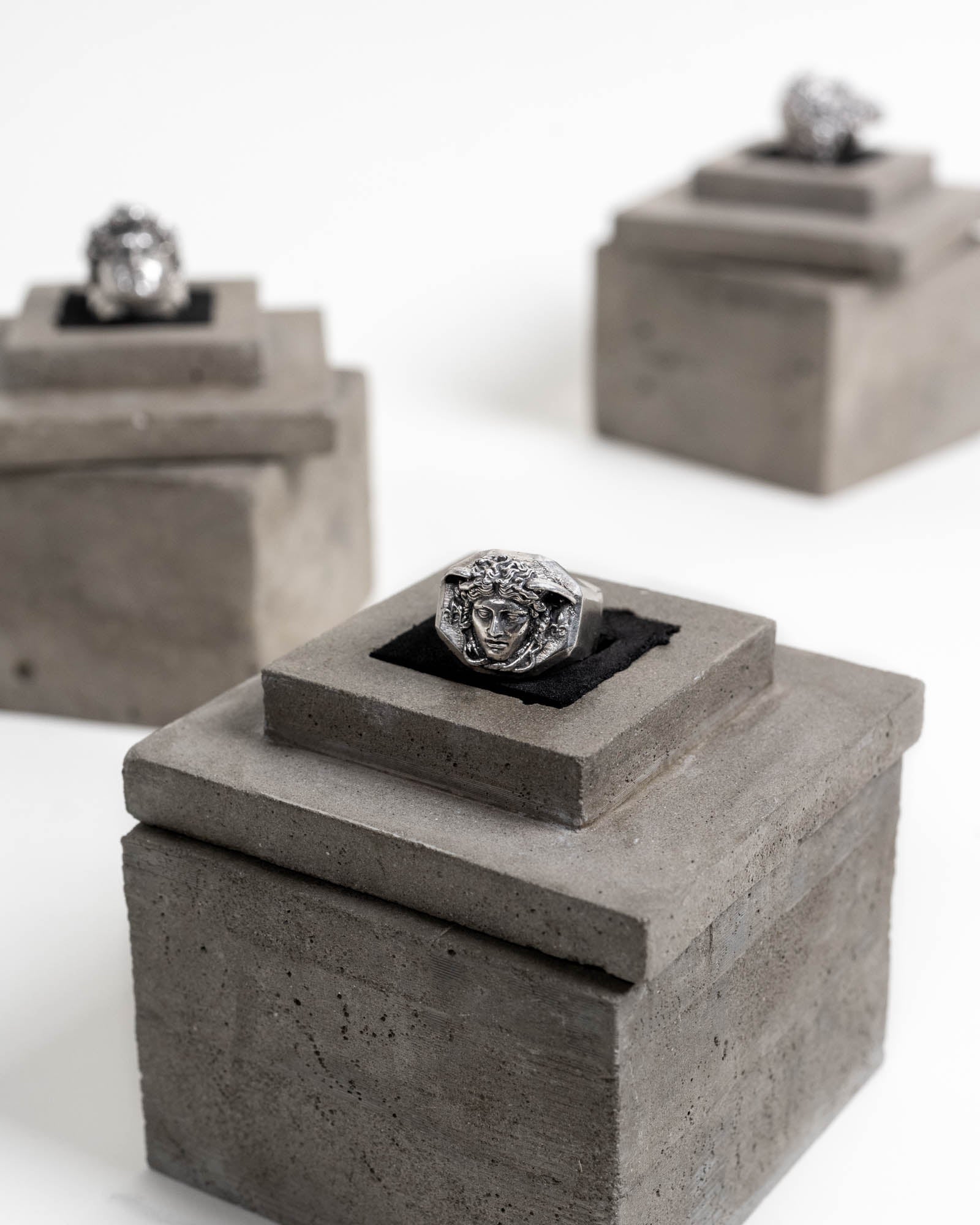 Medusa Ring Sterling Silver