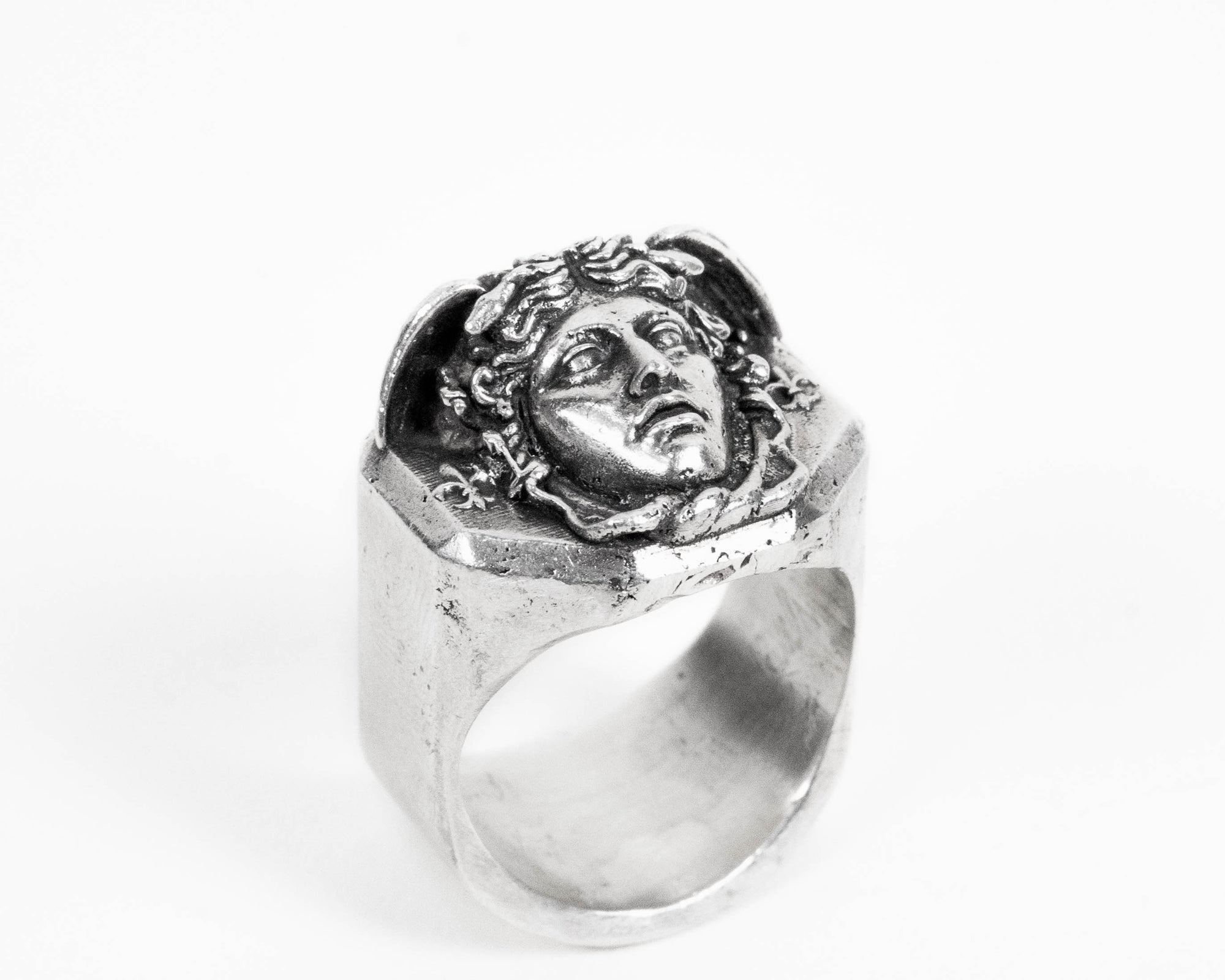 Medusa Ring Sterling Silver