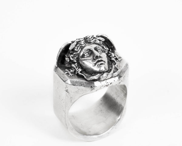 Medusa Ring Sterling Silver